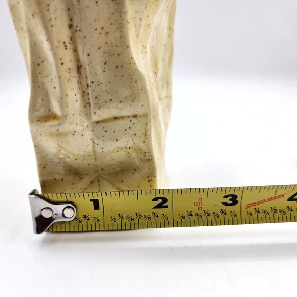 Vintage E.S. Molds Paper Bag Salt & Pepper Shakers Set 5 in Handmade 1970s - Picture 10 of 11